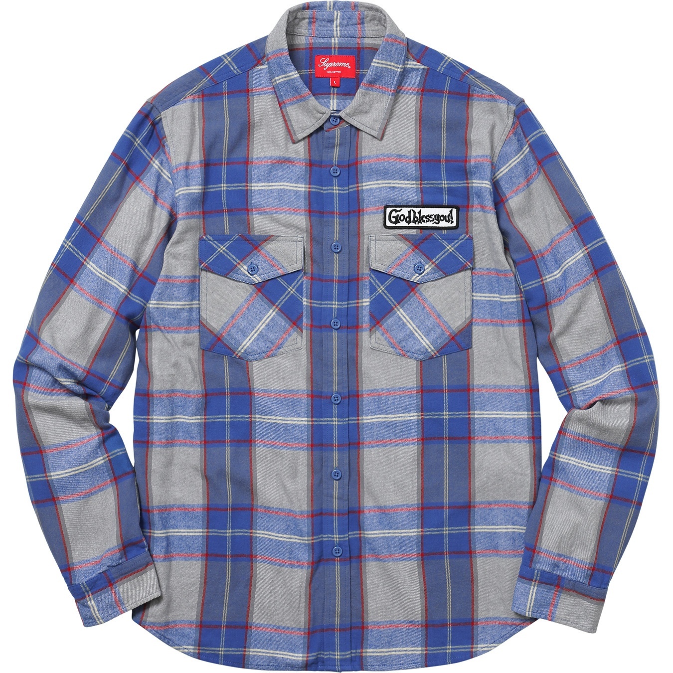 God Bless Plaid Flannel Shirt view 5